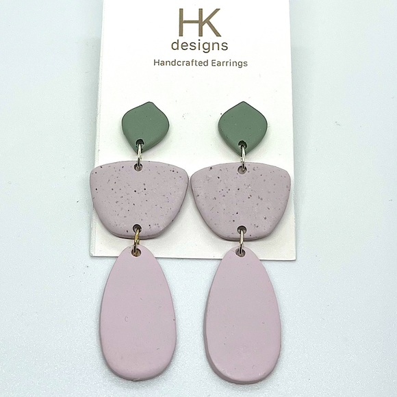 NWT Bold Handmade Earrings - Picture 1 of 8